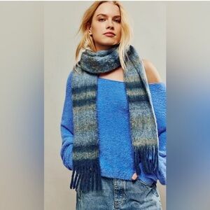 New Free People One Cirilla Dolman Sweater- Blue Iris